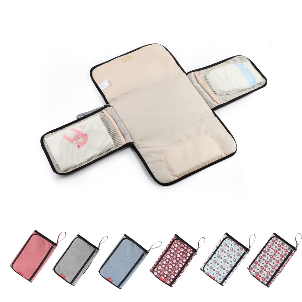 Portable Baby Diaper Changing Pad and Bag