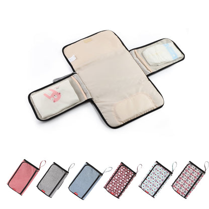 Portable Baby Diaper Changing Pad and Bag